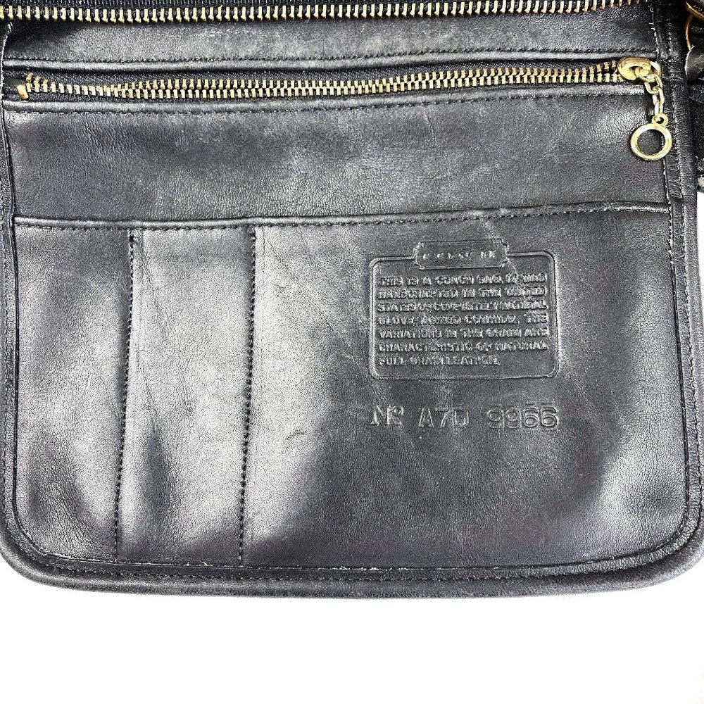 Vintage Coach Black Classic Legacy large shoulder bag - Picture 12 of 13